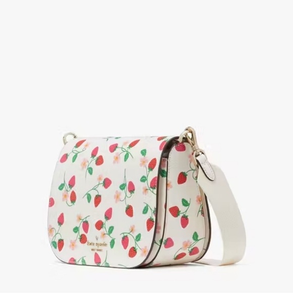 Kate Spade Cream Crossbody Bag with Strawberry Print - Picture 2 of 5